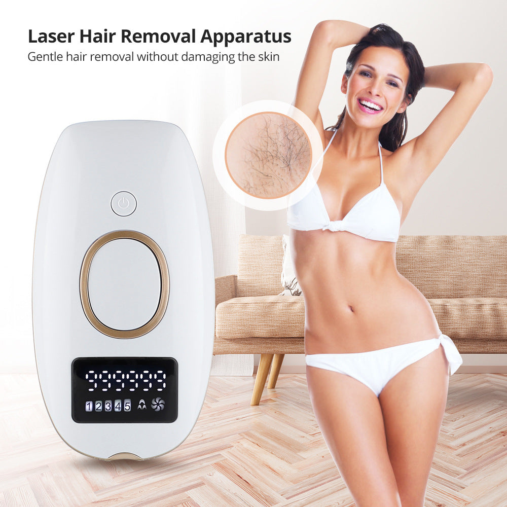 Screen 5-Speed Laser Hair Removal Device Ice-Sensing Home Full-Body Freezing Point Hair Removal Device IPL Photon Painless Hair Removal Device