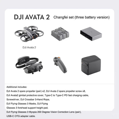 DJI Avata 2 First Perspective Aerial Photography Drone Flight Glasses Sensory Control Immersive Flight